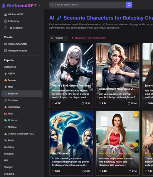 Top 18 Best NSFW AI Chatbots - Free, Lifelike, and Without Filters image 14 Top 18 Best NSFW AI Chatbots - Free, Lifelike, and Without Filters image 13