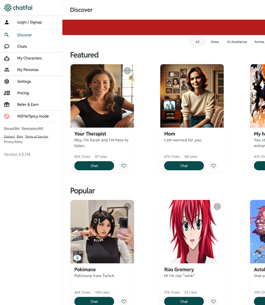 Top 18 Best NSFW AI Chatbots - Free, Lifelike, and Without Filters image 38 Top 18 Best NSFW AI Chatbots - Free, Lifelike, and Without Filters image 37