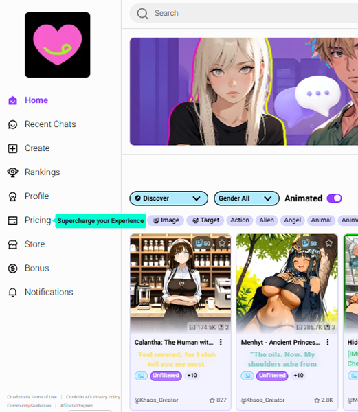 16 Best Character AI NSFW Alternatives - Free, Unfiltered, and Realistic image 6 16 Best Character AI NSFW Alternatives - Free, Unfiltered, and Realistic image 5
